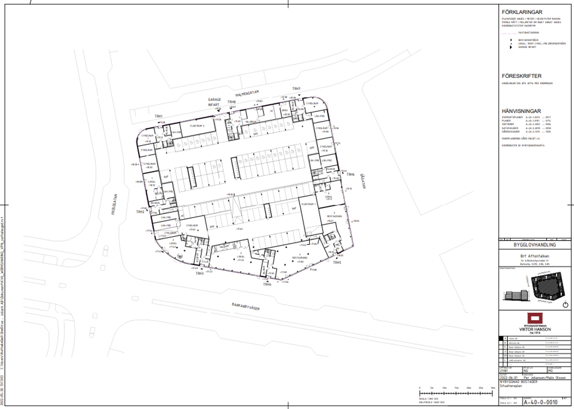 Situationsplan Aftonfalken
