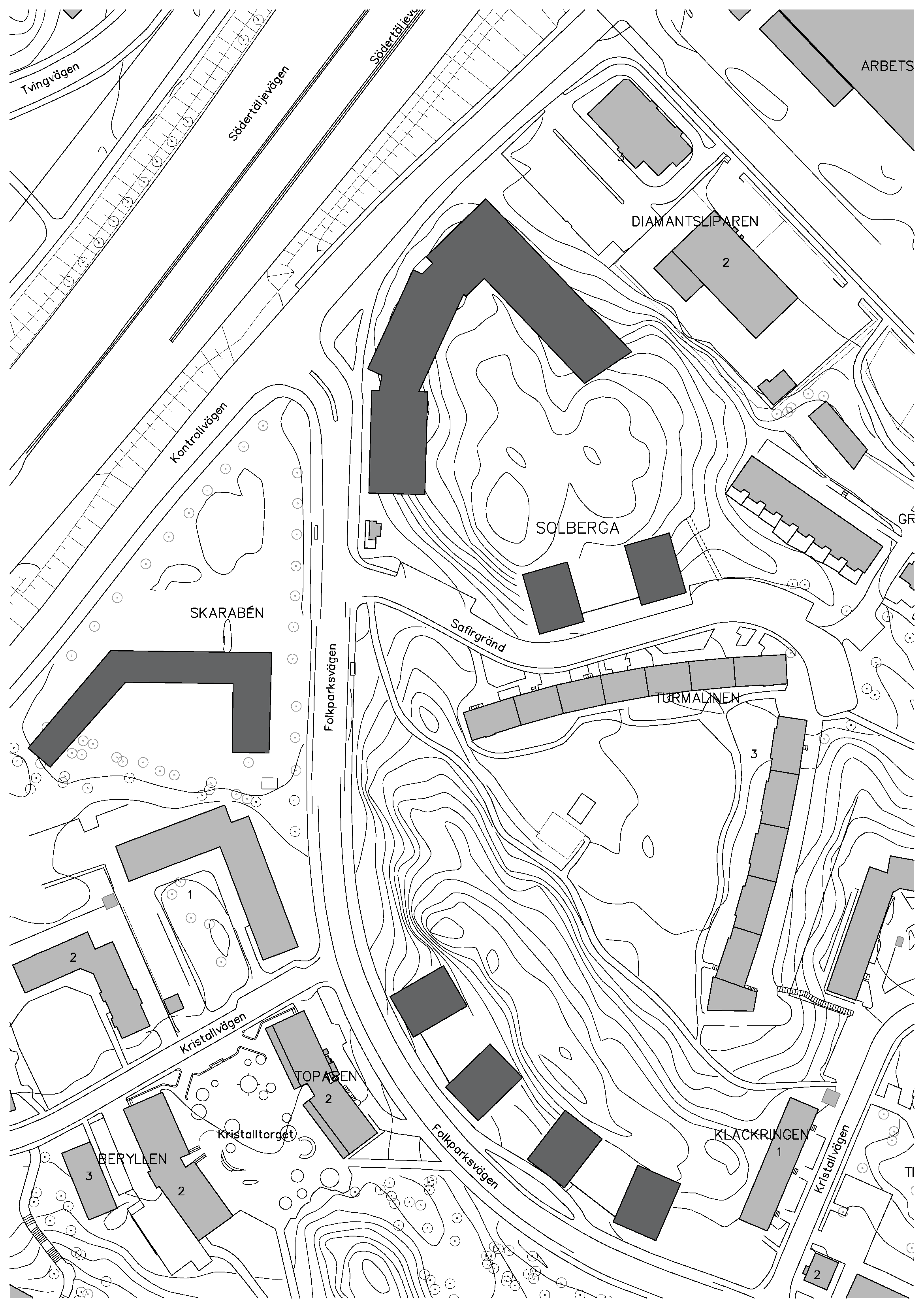 Situationsplan kristallkronan
